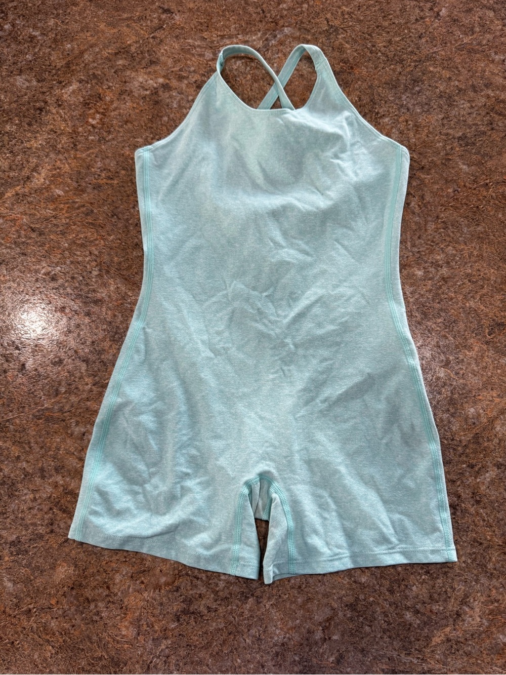 Zella Girls Active Romper Unitard Mint Green Size M 8/10
